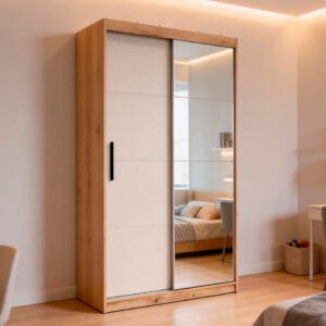 Armario 2 puertas correderas Inova 120 cm
