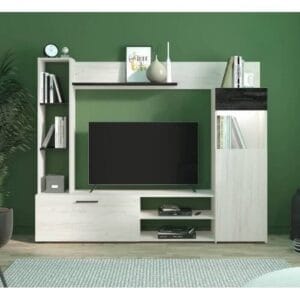 Mueble de salón moderno Belina de 192 cm con almacenamiento