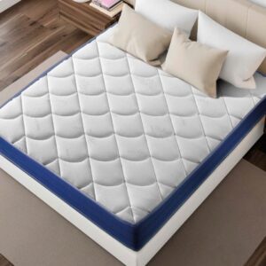 El colchón de espuma con núcleo HR de alta densidad para cama individual Lirio es la elección perfecta para camas juveniles, de invitados o para quien duerme solo.