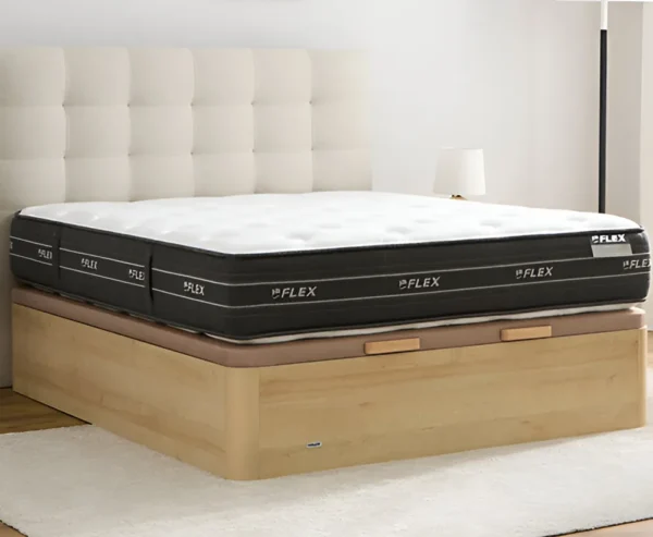 Tecnología transpirable del colchón Nube Visco Flex con sistema Commodo+ y Optigrade® para regular la temperatura y garantizar un sueño fresco.