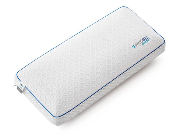 Almohada Innogel de viscoelástica con partículas de gel para un sueño fresco y cómodo.
