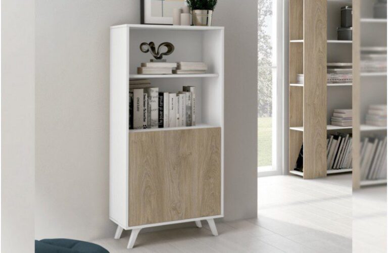 Mueble Bar Soto de estilo nórdico contemporáneo con almacenamiento amplio.