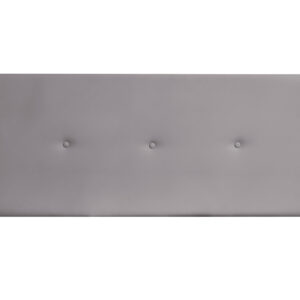 Elegante cabecero de matrimonio tapizado Noah en tono beige, aportando calidez a un dormitorio luminoso.