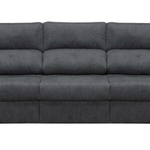 Sofá 3 Plazas Gredos de diseño moderno con asientos deslizantes y respaldos reclinables.