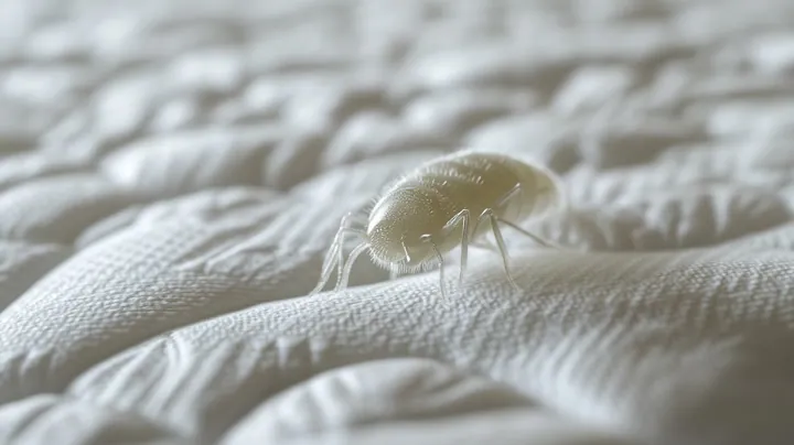 Cómo evitar ácaros en el colchón con una imagen de un ácaro sobre la superficie del colchón