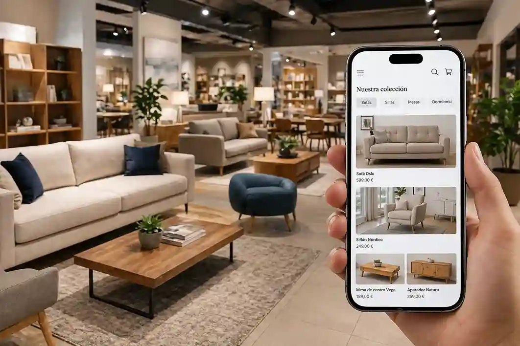 Comprar en tiendas de muebles online te permite acceder a los productos que necesitas desde tu celular