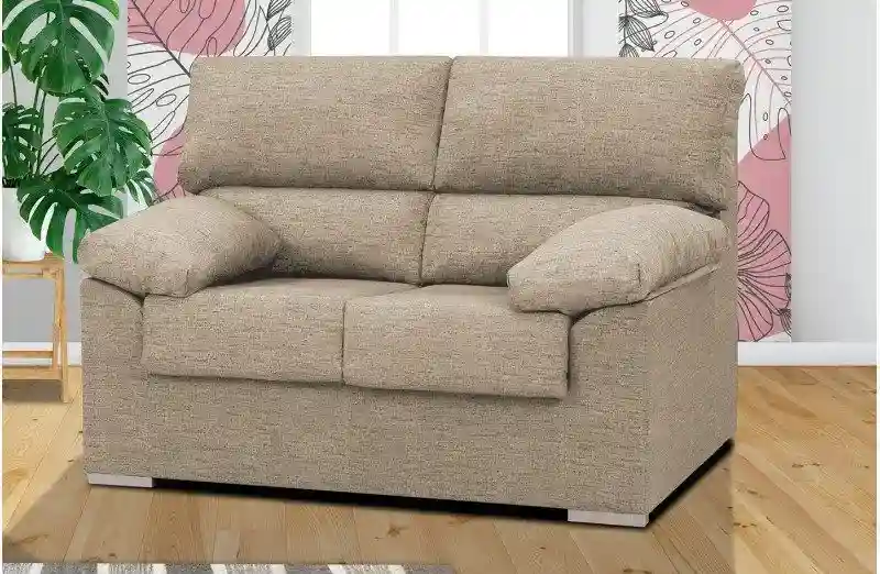 Sofá Rubén de 2 plazas con diseño minimalista, una solución económica de sofás para espacios pequeños en Anabel Muebles