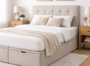 Cabeceros de cama tapizados en colores de estilo minimalista para habitaciones modernas y elegantes