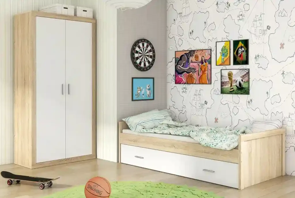 Camas nido modelo Lara en ambiente habitación juvenil
