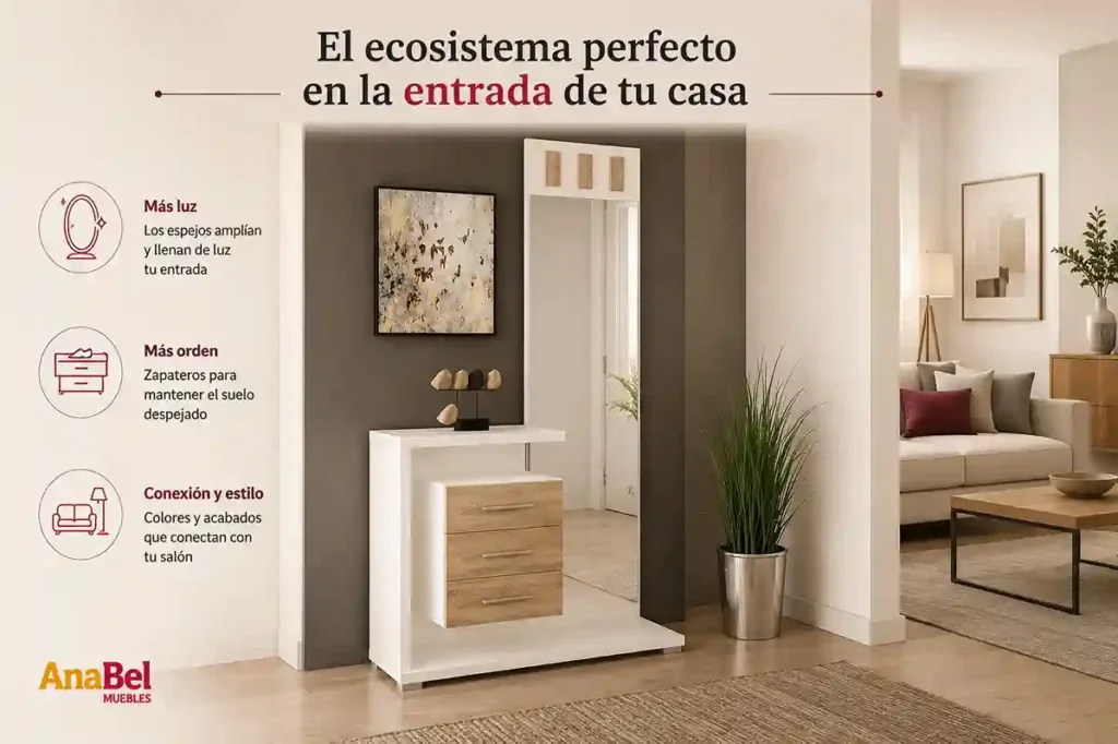 Comprar recibidores online modernos, minimalistas y estilo nórdico al mejor precio