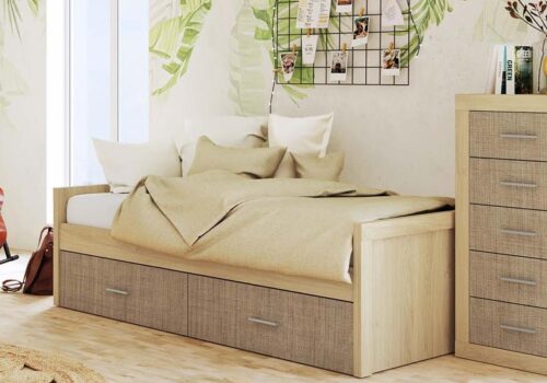 CAMA NIDO 2 CAJONES