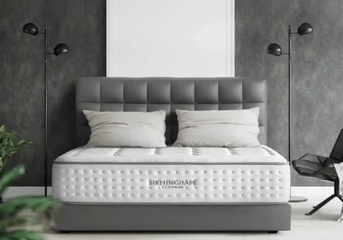 Colchón Premium Birmingham Titan en Ambiente minimalista de habitación de lujo
