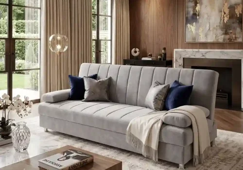 Encuentra los mejores sofás cama de apertura italiana, sistema clic clac o deslizante, para habitaciones minimalistas de lujo