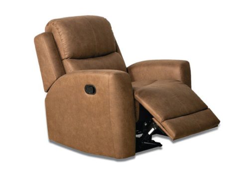Butaca relax Alaska reclinable de madera con espuma de alta densidad y tapizado en microfibra.