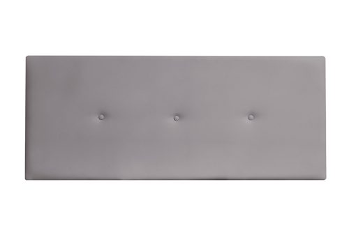 Elegante cabecero de matrimonio tapizado Noah en tono beige, aportando calidez a un dormitorio luminoso.