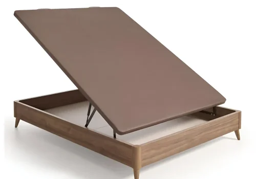 Canapé con patas Nacional Modelo Clásico con patas, tapizado en tejido 3D antideslizante y somier metálico ventilado. Diseño elegante y resistente.