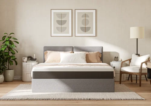 Colchón visco con muelles ensacados