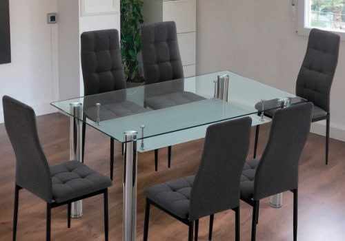 Conjunto de Mesa Pranzo+ 6 Sillas Zuni